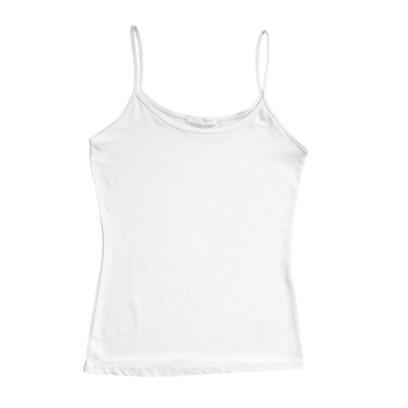 ZARA White Basic Women’s Camisole Tank Top – Spaghetti Straps, Size M - Picture 5 of 10